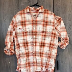 Sonoma Life Style Button-Up Shirt Men's Size M Multicolor Long Sleeve Plaid